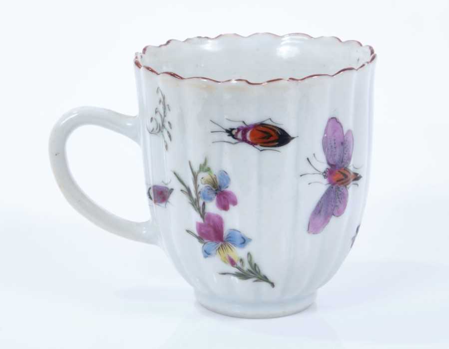 Lot 154 - European painted Chinese export coffee can, in the manner of Giles