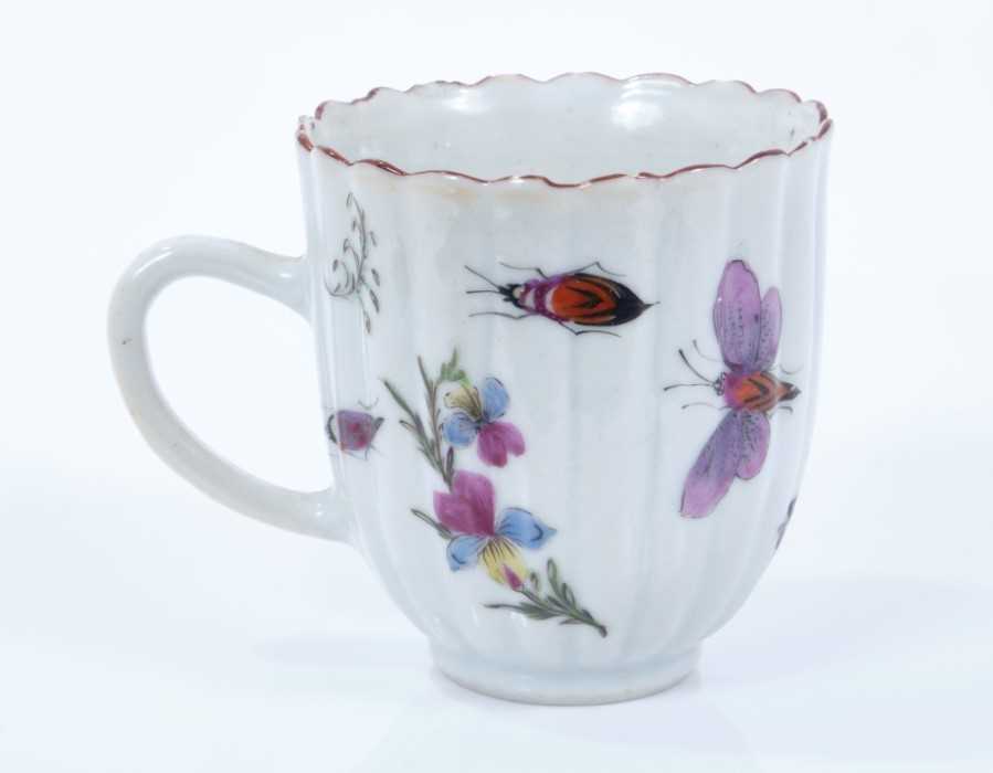 Lot 310 - European painted Chinese export coffee can, in the manner of Giles