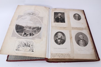 Lot 104 - 19th century album of antique engravings
