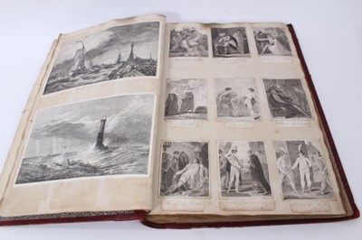 Lot 240 - 19th century album of antique engravings