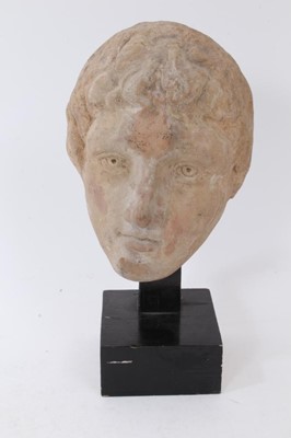 Lot 835 - Roman style terracotta classical mask