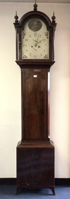 Lot 711 - 19th century 8 day longcase clock by W. Coulson, Northshields