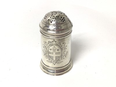 Lot 328 - George I silver kitchen pepper