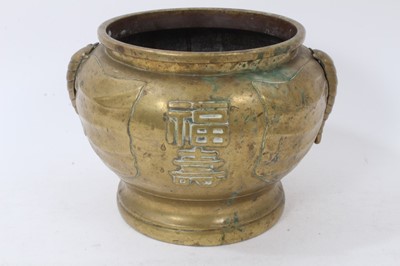 Lot 893 - Japanese bronze censer