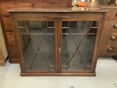 Lot 896 - Early 20th century mahogany bookcase