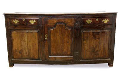 Lot 1363 - 18th century and later dresser base.