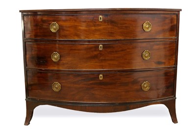 Lot 1365 - William IV mahogany chest of drawers