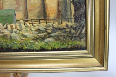 Lot 1288 - Francis Ives Naylor, oil on canvas, London bomb site