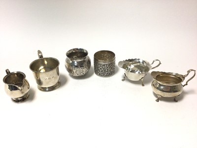 Lot 369 - Selection of miscellaneous silver