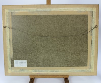 Lot 98 - William Fielding, 20th century, pencil, pen and sepia ink and wash - A view of Shugborough