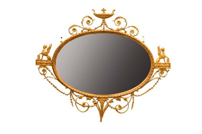 Lot 1352 - Fine quality Neo-Classical style wall mirror