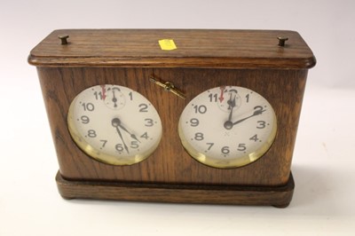 Lot 2453 - Vintage chess clock