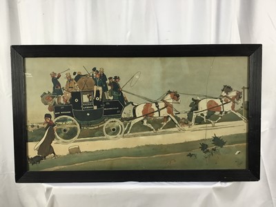 Lot 276 - Victor Venner - The Mowbray Hunt, together with four further hunting prints