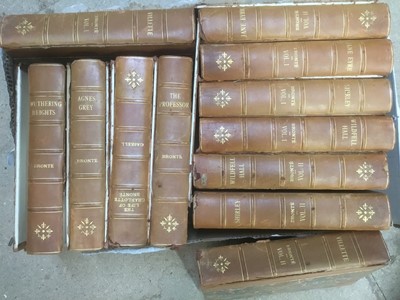 Lot 1711 - Bronte Thornton Edition complete set of novels