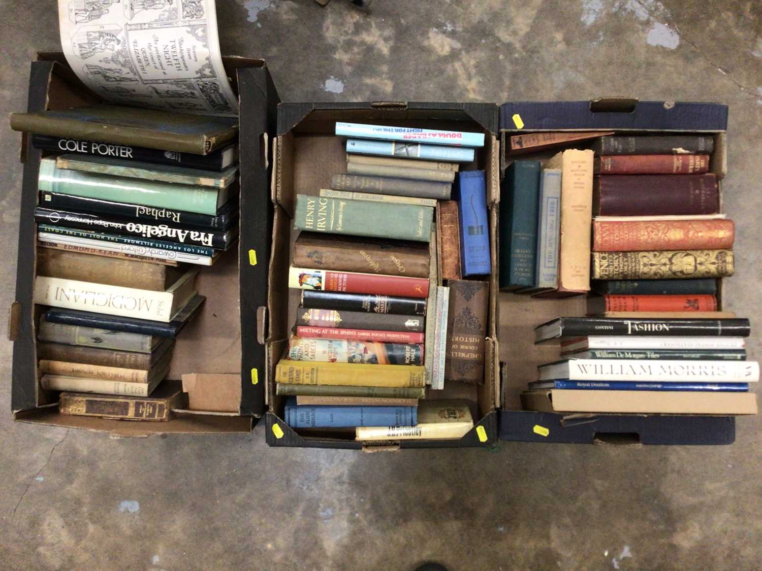 Lot 36 - Three boxes of various books