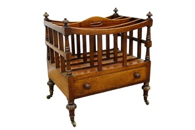 Lot 1394 - Regency mahogany canterbury