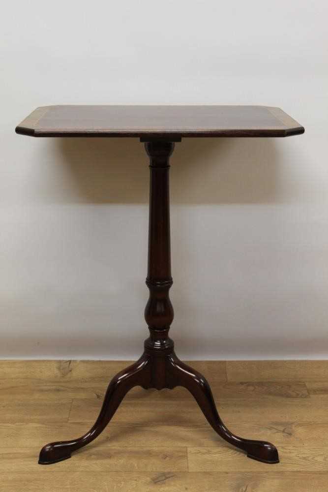 Lot 1395 - Georgian style mahogany and rosewood