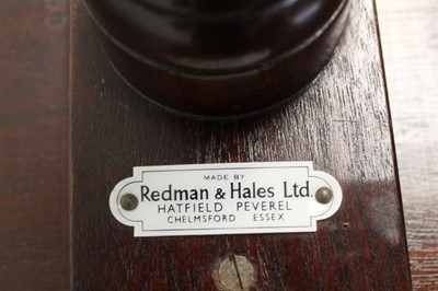 Lot 1395 - Georgian style mahogany and rosewood crossbanded wine table by Redman & Hales