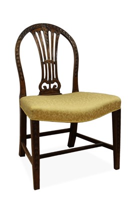 Lot 1461 - George III mahogany dining chair