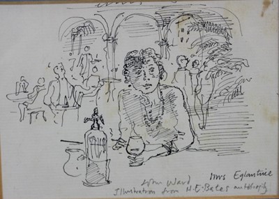 Lot 1177 - *John Stanton Ward (1917-2007) pen and ink illustration