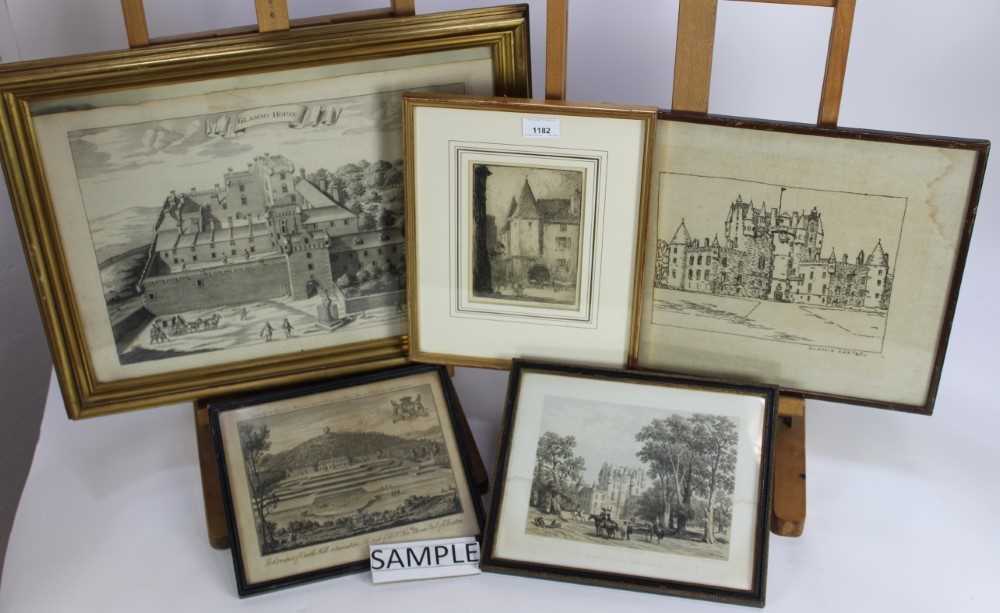 Lot 1182 - Group of 18th and 19th century engravings