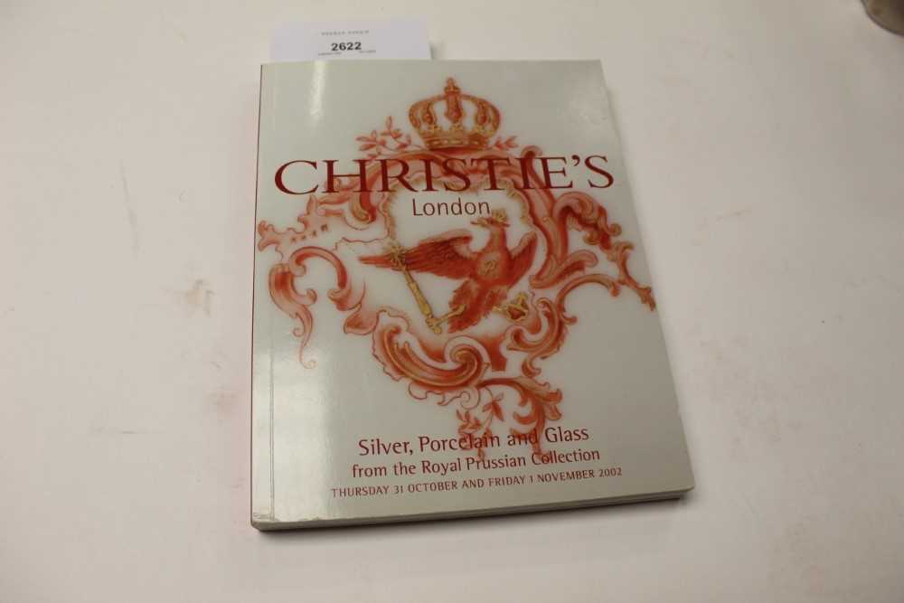 Lot 2622 - Christies Auction Catalogue - Silver, Porcelain and Glass from the Royal Prussian Collection - Thursday 31 October and Friday 1 November 2002. With prices realised