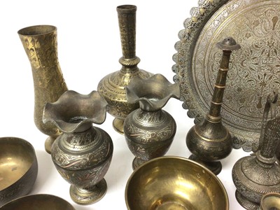 Lot 936 - Collection of Indian and Middle Eastern metalware