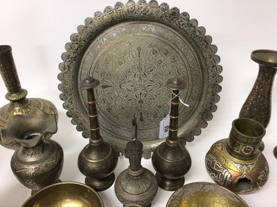 Lot 936 - Collection of Indian and Middle Eastern metalware