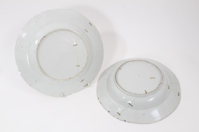 Lot 282 - Collection of Oriental porcelain, including two 18th century Chinese armorial dishes, 18th century blue and white dish, two 19th century blue and white dishes, two Chinese vases and two Japanese di...