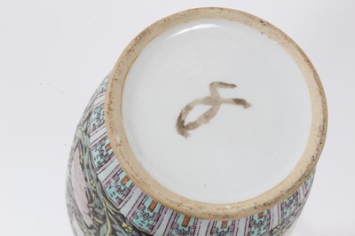 Lot 282 - Collection of Oriental porcelain, including two 18th century Chinese armorial dishes, 18th century blue and white dish, two 19th century blue and white dishes, two Chinese vases and two Japanese di...