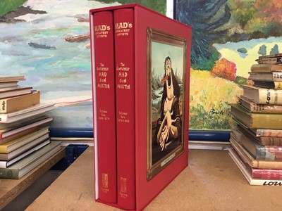 Lot 1109 - Books - 'The Completely Mad Don Martin', two-volume set in red cloth slipcase, first edition 2007 (Philadelphia: Running Press Publishers)