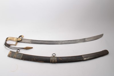 Lot 1000 - George III Officers sword with scabbard