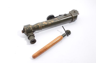 Lot 845 - Second World War British military Periscope No. 14, stamped TPL. MK. 4 O.S. 1427 G.A. R & J.B 9593, 40cm in length