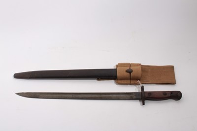 Lot 1026 - First World War 1907 pattern Wilkinson bayonet