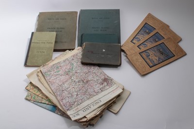 Lot 915 - Collection of 1930s, Second World War and later pilots logbooks relating to Michael Robert Titlow of Leiston, Suffolk. The logbooks begin in the early 1930's