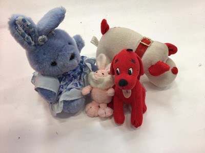 Lot 1753 - Four Harrods Teddy Bears including Millennium Bear plus some other bears.