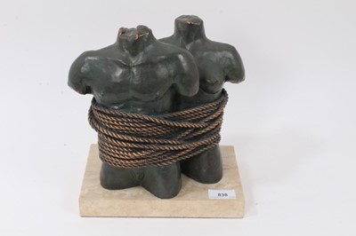 Lot 838 - Fili Plaza bronze - embrace