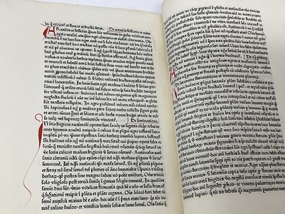 Lot 695 - Petrus de Crescentiis  Ruralia commoda, first edition of the first printed book on agriculture, Augsburg, Johann Schuessler, 1471.