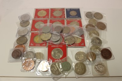 Lot 403 - World - Mixed Fantasy issued Edward VIII coinage depicting various commonwealth countries, various denominations and metals (N.B. mostly dated 1936) (53 coins)