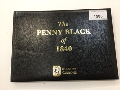 Lot 1580 - Stamps GB 1840 Penny Black in Presentation Folder