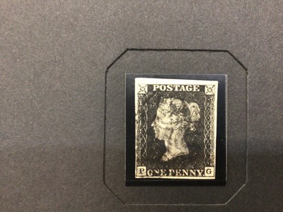 Lot 1580 - Stamps GB 1840 Penny Black in Presentation Folder