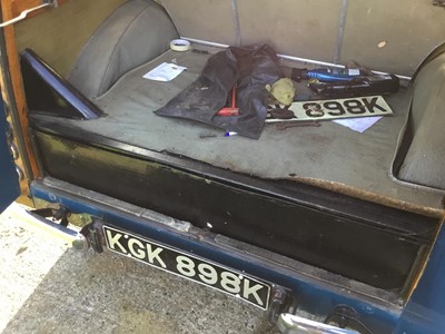 Lot 1984 - 1971 Morris Minor 1000 Traveller, Reg. No. KGK 898K, finished in blue with beige vinyl interior.