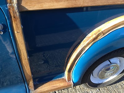 Lot 1984 - 1971 Morris Minor 1000 Traveller, Reg. No. KGK 898K, finished in blue with beige vinyl interior.