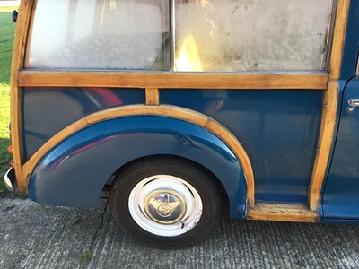 Lot 1984 - 1971 Morris Minor 1000 Traveller, Reg. No. KGK 898K, finished in blue with beige vinyl interior.