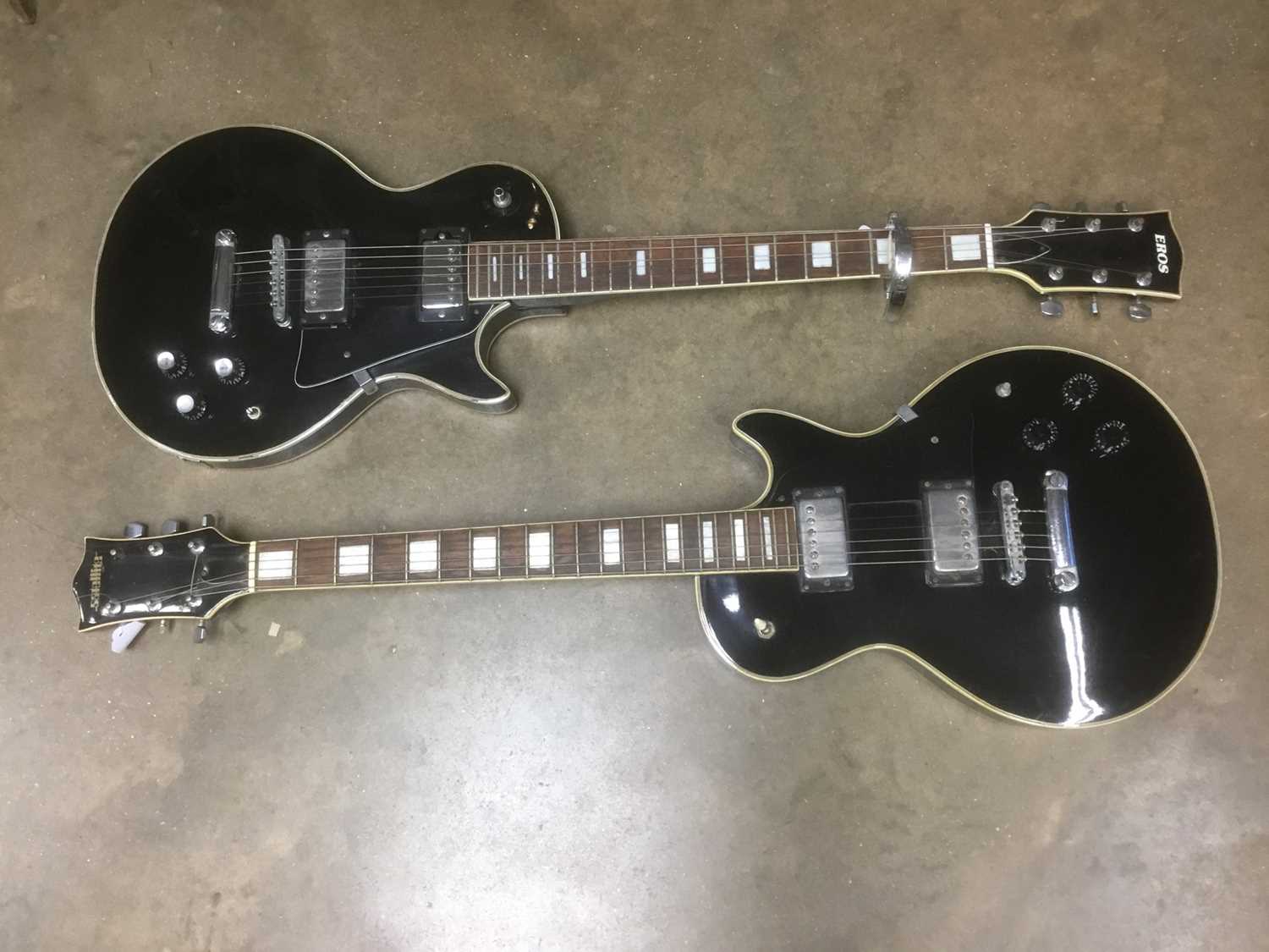 Lot 2213 - Eros electric guitar, and a Satellite electric guitar (2)