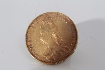 Lot 420 - G.B. - Gold sovereign Victoria JH 1889M F (1 coin)