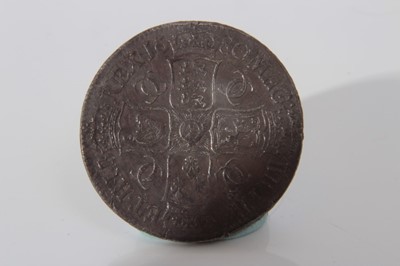 Lot 423 - G.B. - Charles II Silver Crown 1680. The coin is dark toned with some prominent scuffs on the obverse, probably as a result of it being found on West Mersea, a muddy beach. Nevertheless, the coins...