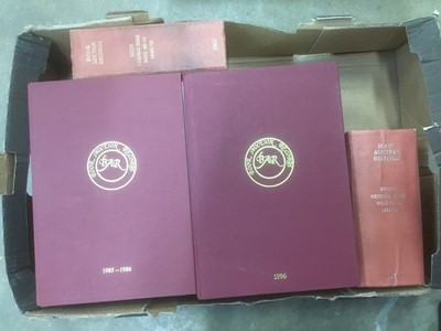 Lot 112 - Collecting and Reference including 2 boxes of Book auction records, 2 further boxes of reference  and  auction catalogues