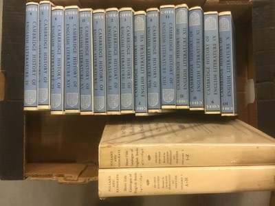 Lot 1737 - Quantity of reference book - a short title catalogue of books 1475-1640. 1986 Vols 1 and 2, dustwrapper, together with Cambridge History 15 vols.