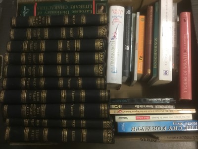 Lot 113 - Books: including set of Dickens novels well bound and various others